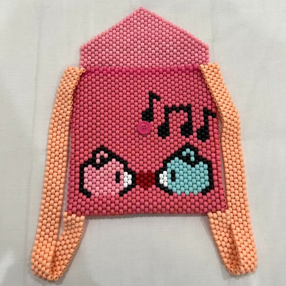 Kandi Rave Gloomy Bear PLUR Beaded Backpack - Picture 3 of 7